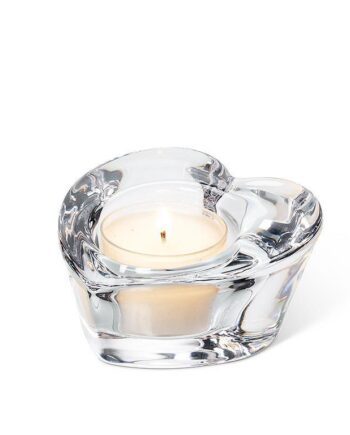 Thick cut heart tealight holder