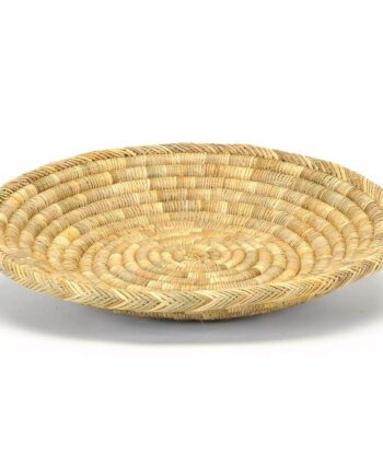 Round coiled grass tray