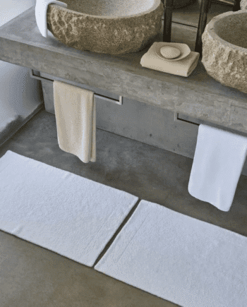 Abyss double sided S Pile  tub mat 20x31