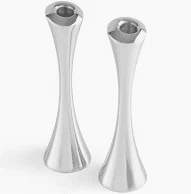 Nambe Aguila candlesticks each 10 inch